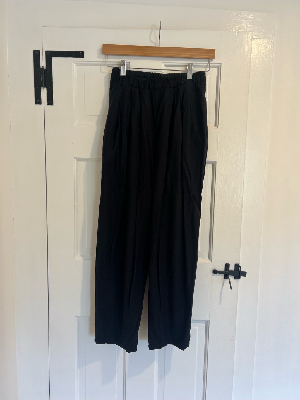 Na Nin Lena Silk Canvas Pants, Black, Xs — image 2 of 4